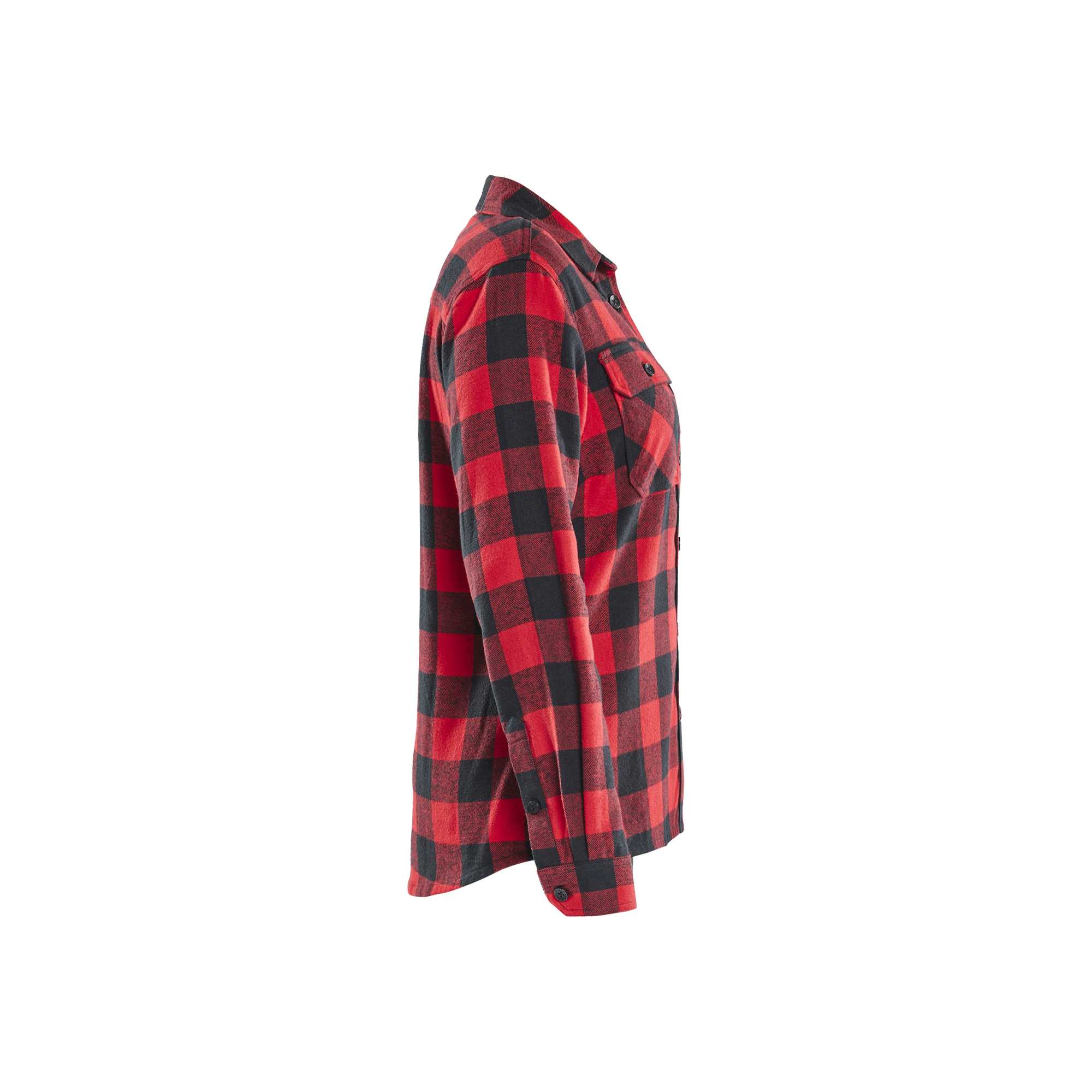 BLAKLADER 32181168 WOMEN'S FLANNEL SHIRT Long Sleeve Work Shirt WOMEN - 100% Cotton